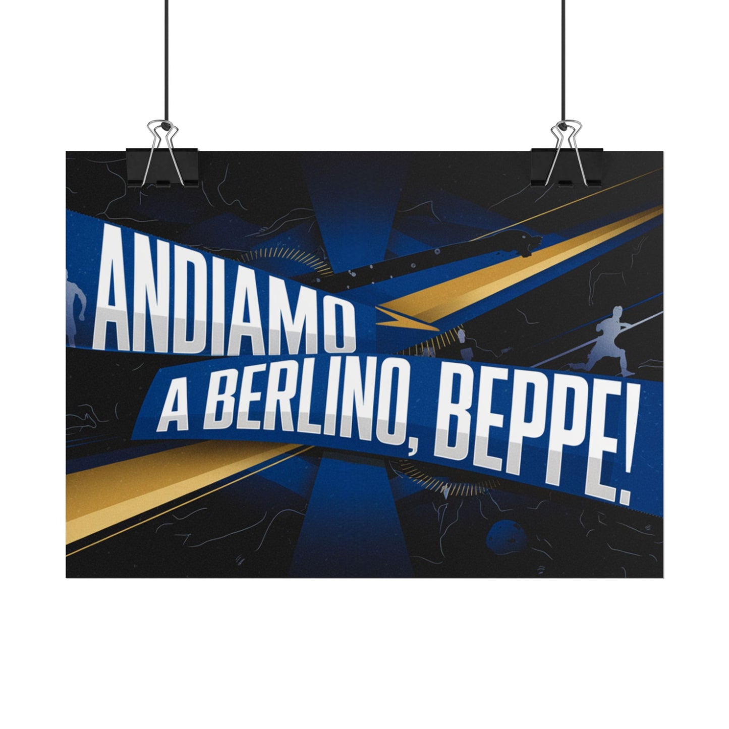 Poster Andiamo a Berlino, Beppe!