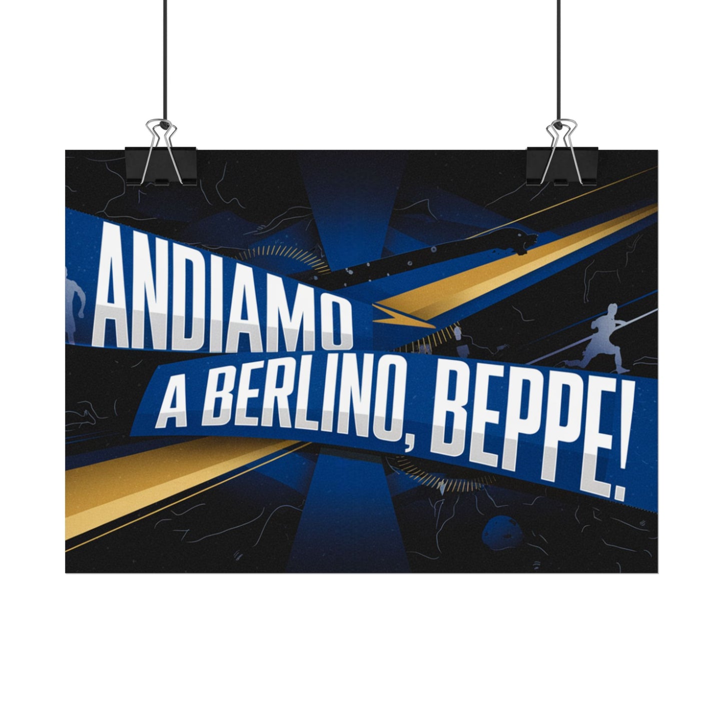 Poster Andiamo a Berlino, Beppe!