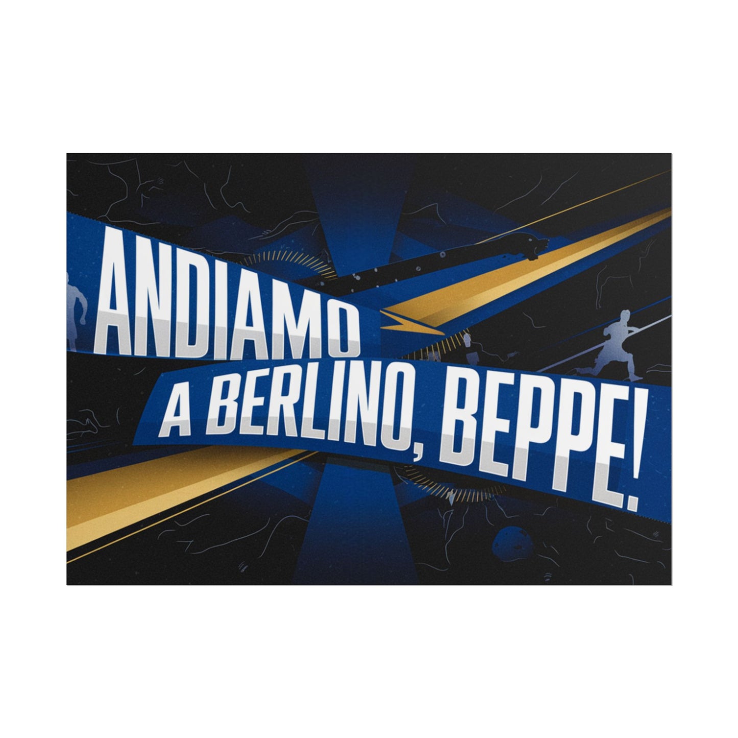 Poster Andiamo a Berlino, Beppe!