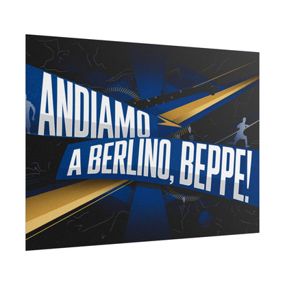 Poster Andiamo a Berlino, Beppe!