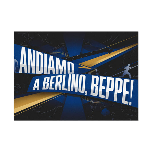 Poster Andiamo a Berlino, Beppe!