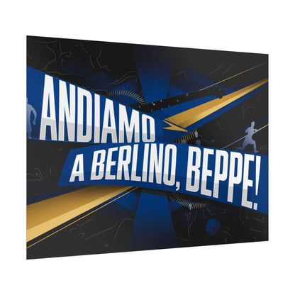 Poster Andiamo a Berlino, Beppe!