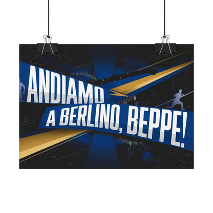 Poster Andiamo a Berlino, Beppe!