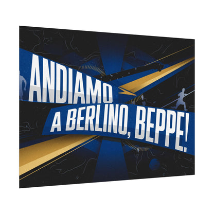 Poster Andiamo a Berlino, Beppe!