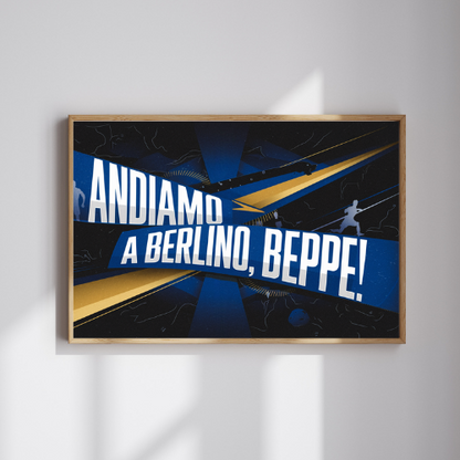 Poster Andiamo a Berlino, Beppe!